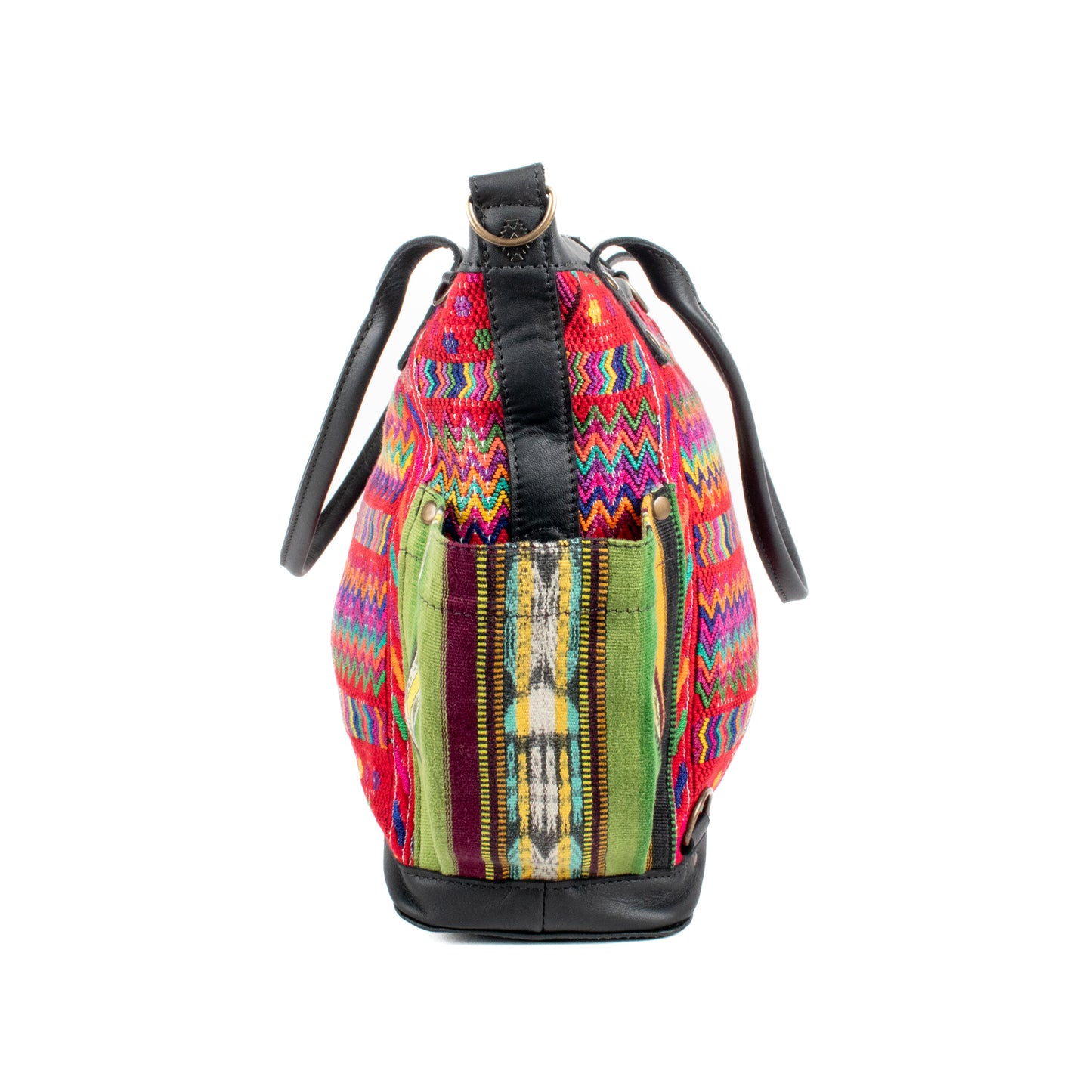 THE MEDIUM PERFECT BAG - OOAK HUIPIL - BLACK - NO. 17711