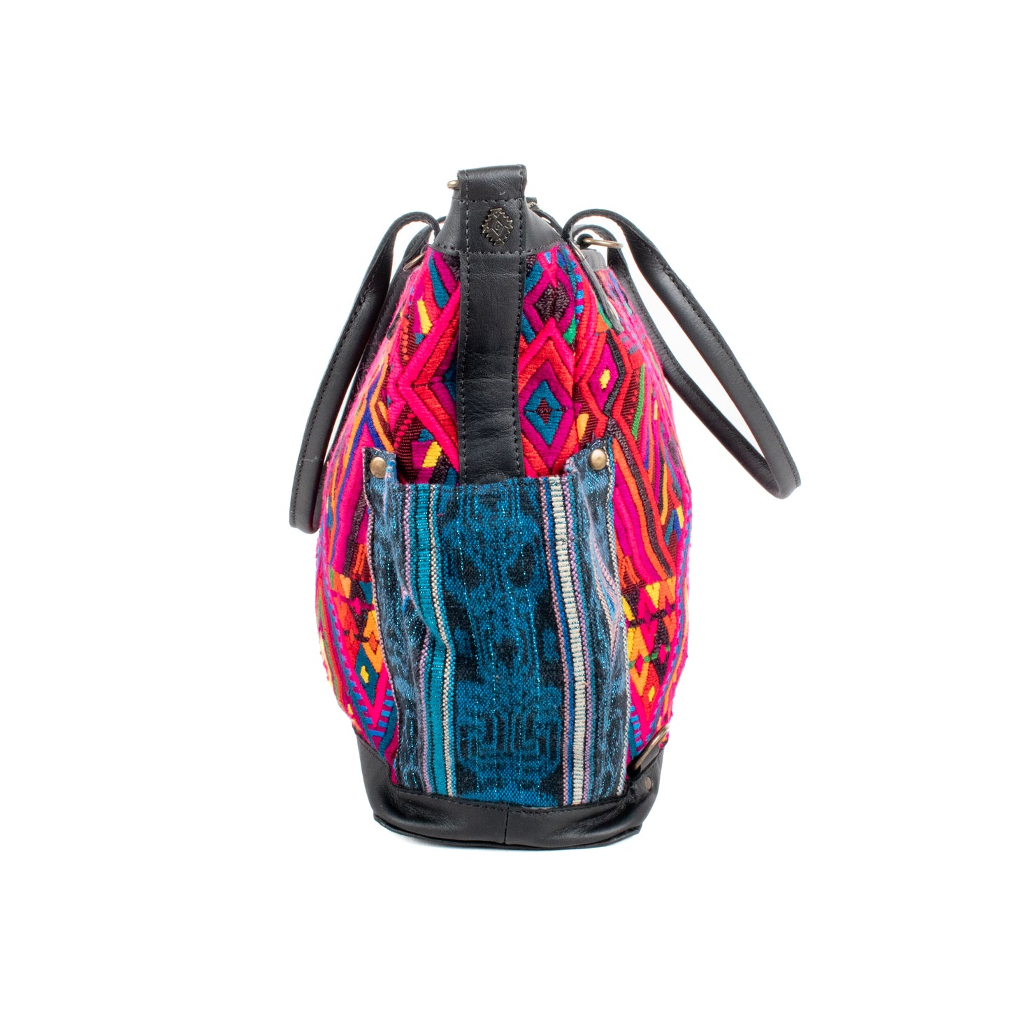 THE MEDIUM PERFECT BAG - OOAK HUIPIL - BLACK - NO. 17713