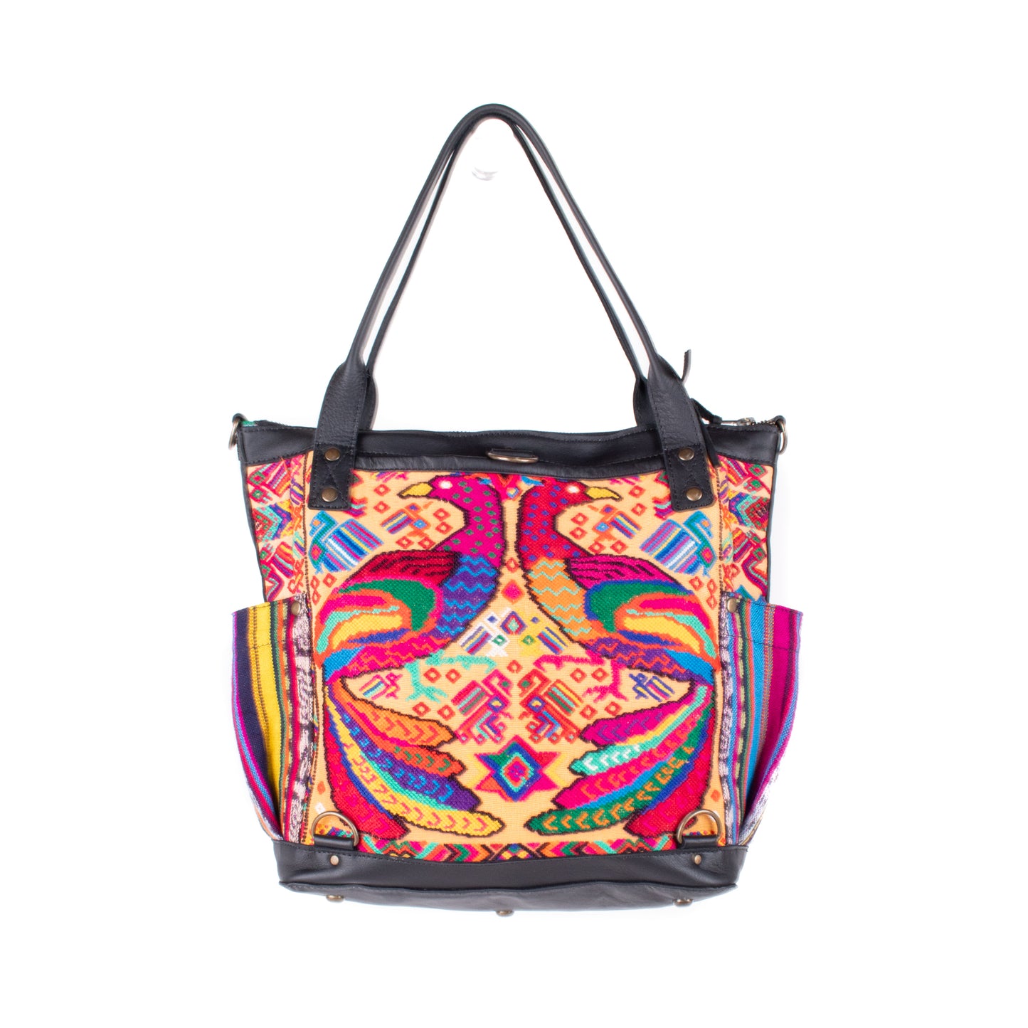 THE MEDIUM PERFECT BAG - OOAK HUIPIL - BLACK - NO. 17714