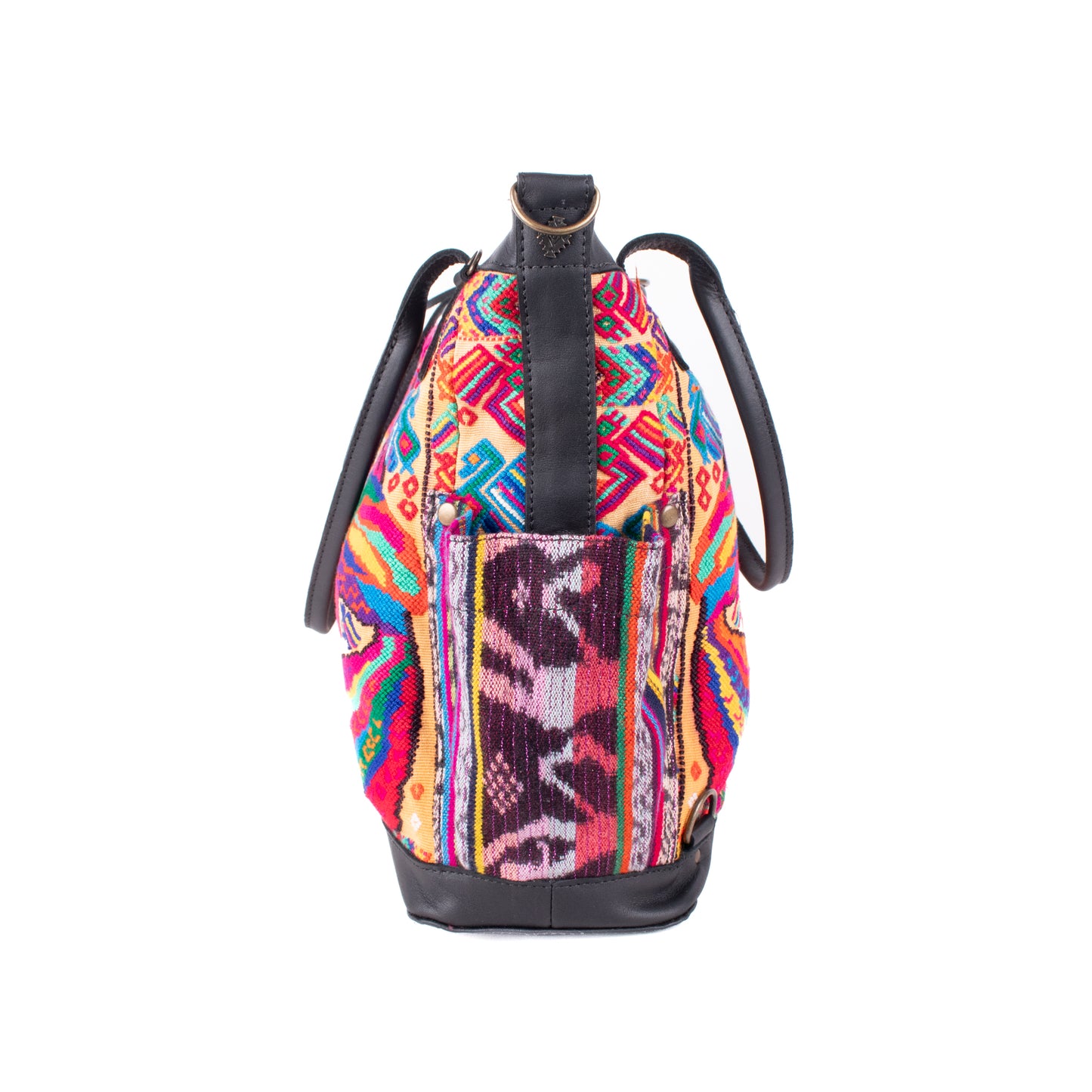 THE MEDIUM PERFECT BAG - OOAK HUIPIL - BLACK - NO. 17714