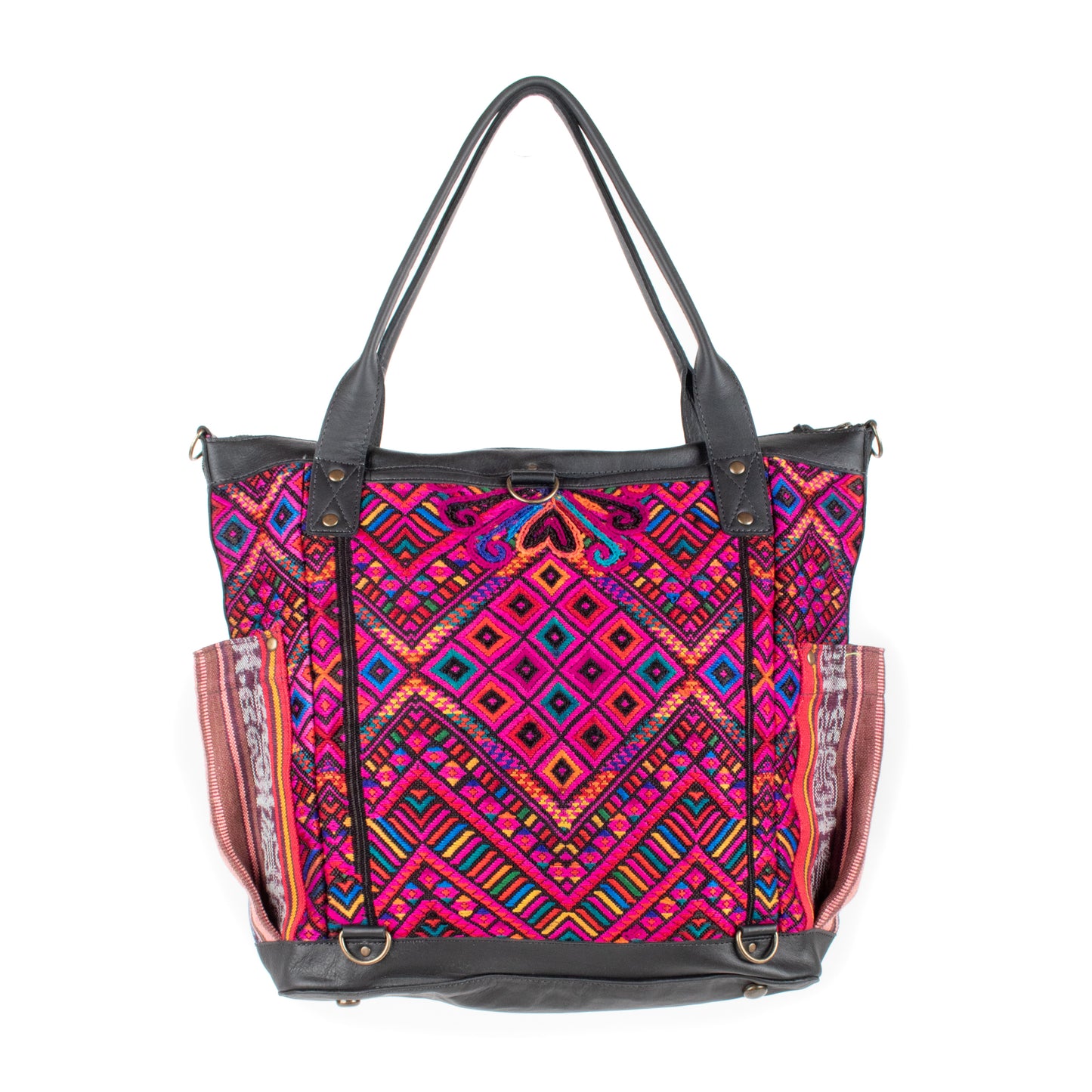 THE PERFECT BAG - OOAK HUIPIL - BLACK - NO. 17719