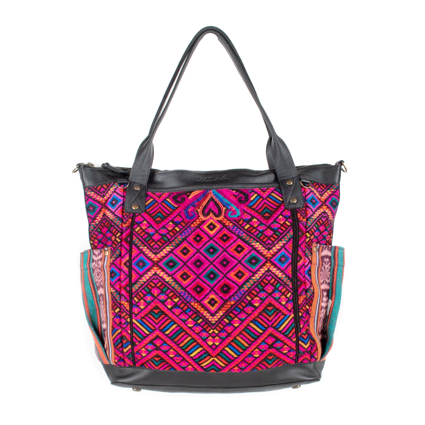 THE PERFECT BAG - OOAK HUIPIL - BLACK - NO. 17719