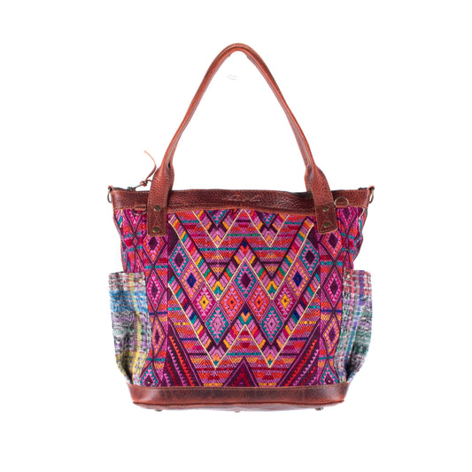 THE MEDIUM PERFECT BAG - OOAK HUIPIL - COPPER - NO. 17753