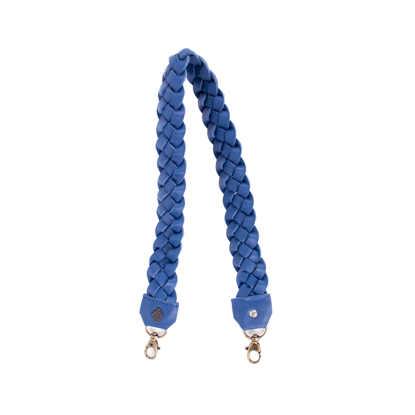 DRAWSTRING BUCKET BAG - OOAK HUIPIL - COBALT - NO. 17861