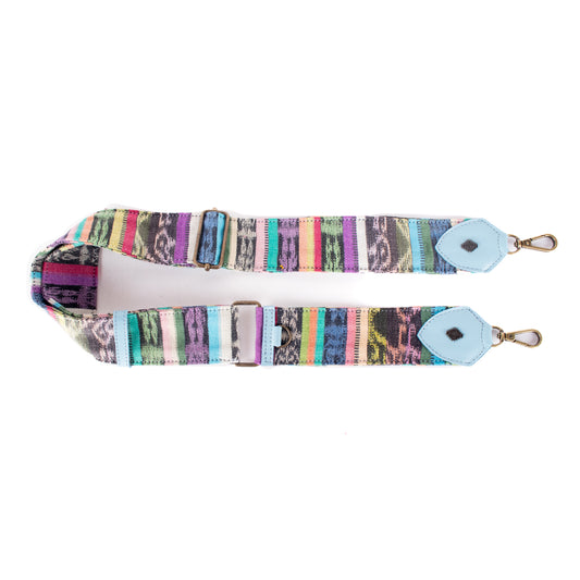 WANDER CROSSBODY SET - OOAK HUIPIL - SKY BLUE - NO. 17869