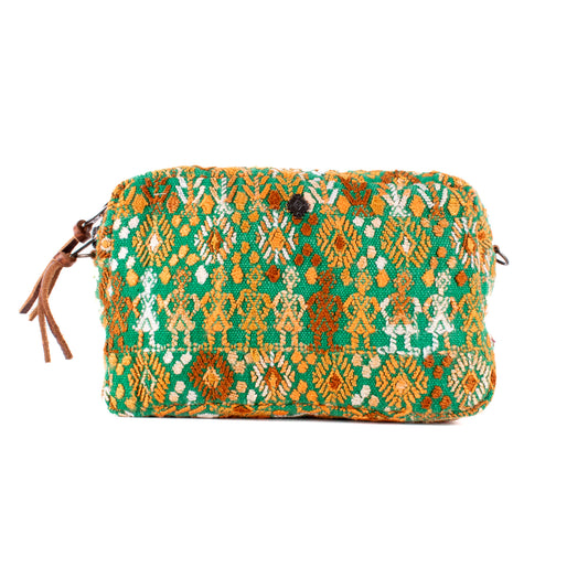 WANDER CROSSBODY SET - OOAK HUIPIL - HONEY - NO. 17872