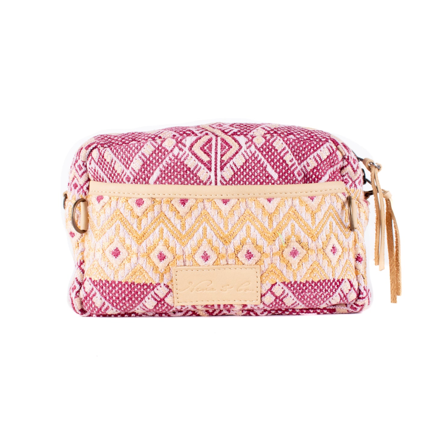 WANDER CROSSBODY SET - OOAK HUIPIL - BUTTER - NO. 17873
