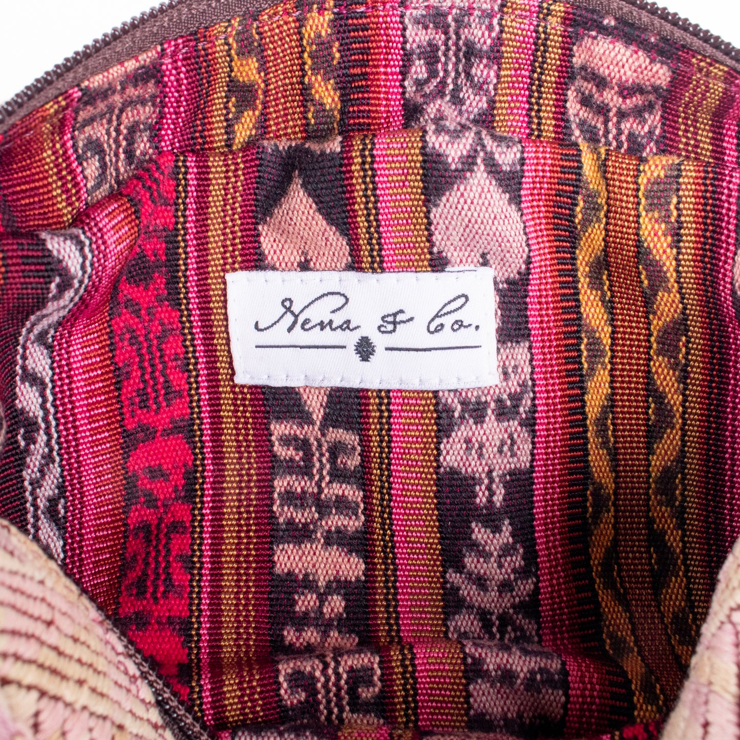 WANDER CROSSBODY SET - OOAK HUIPIL - AMARANTH - NO. 17880