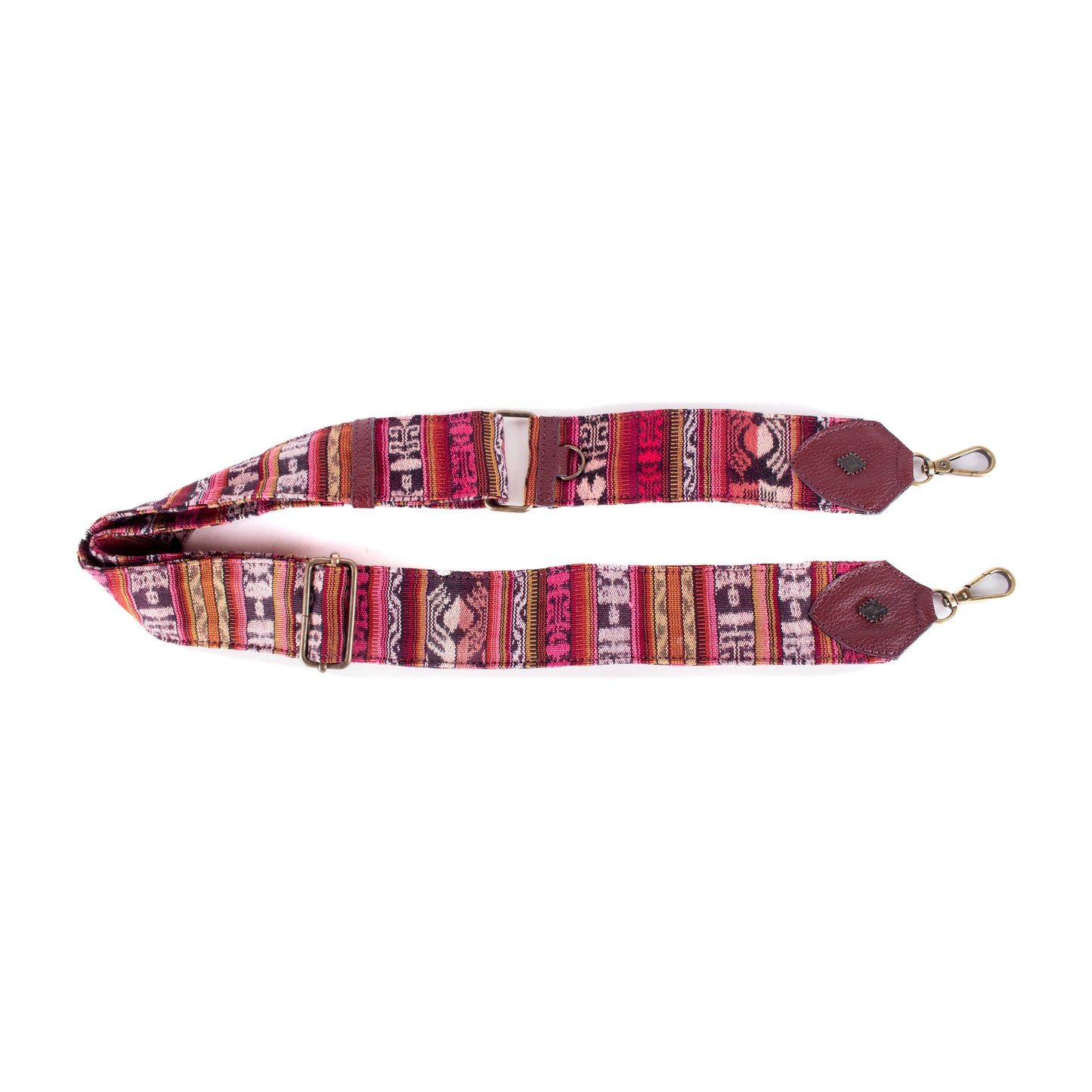 WANDER CROSSBODY SET - OOAK HUIPIL - AMARANTH - NO. 17880