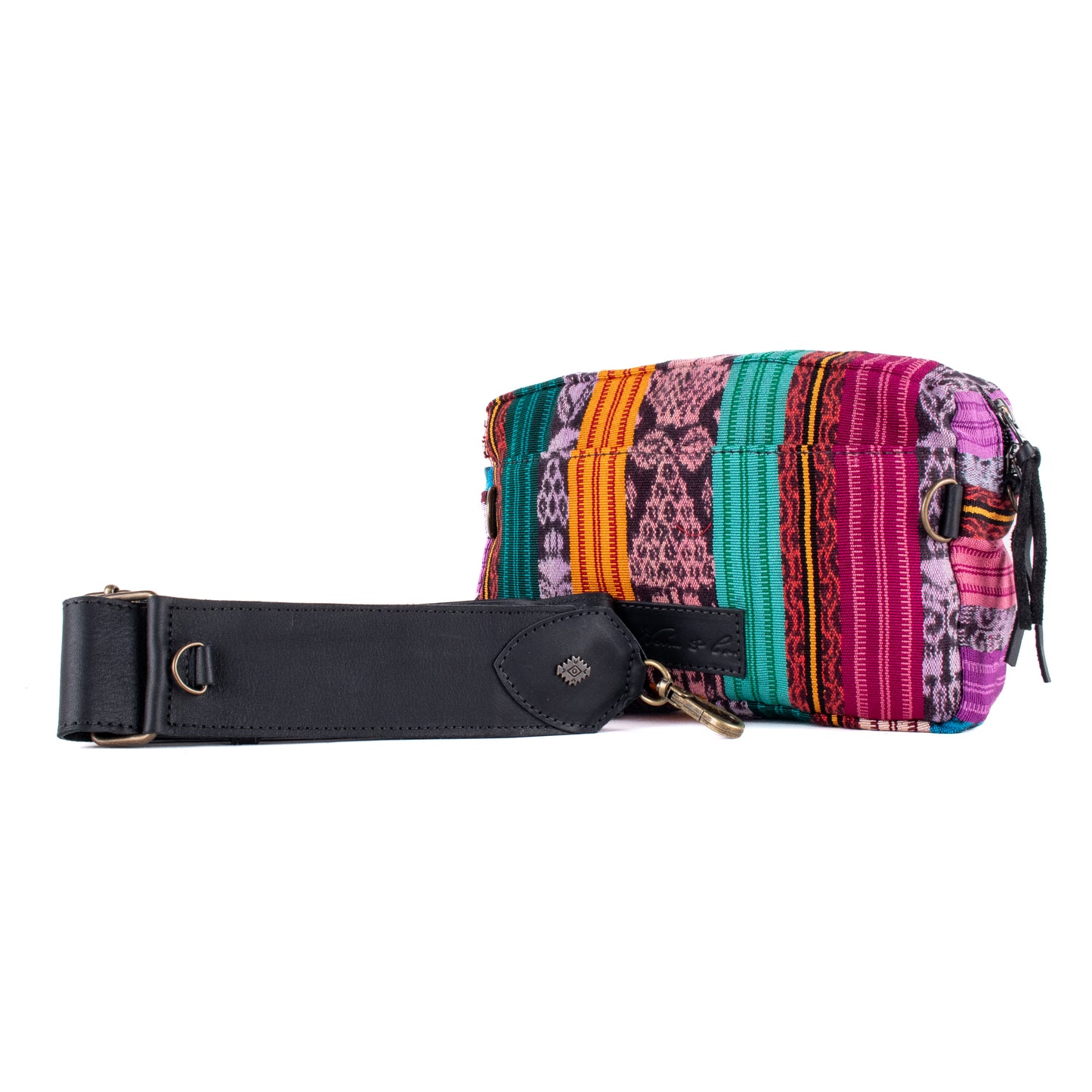 LARGE WANDER CROSSBODY BAG + STRAP SET - CORTE - BLACK - NO. 17968
