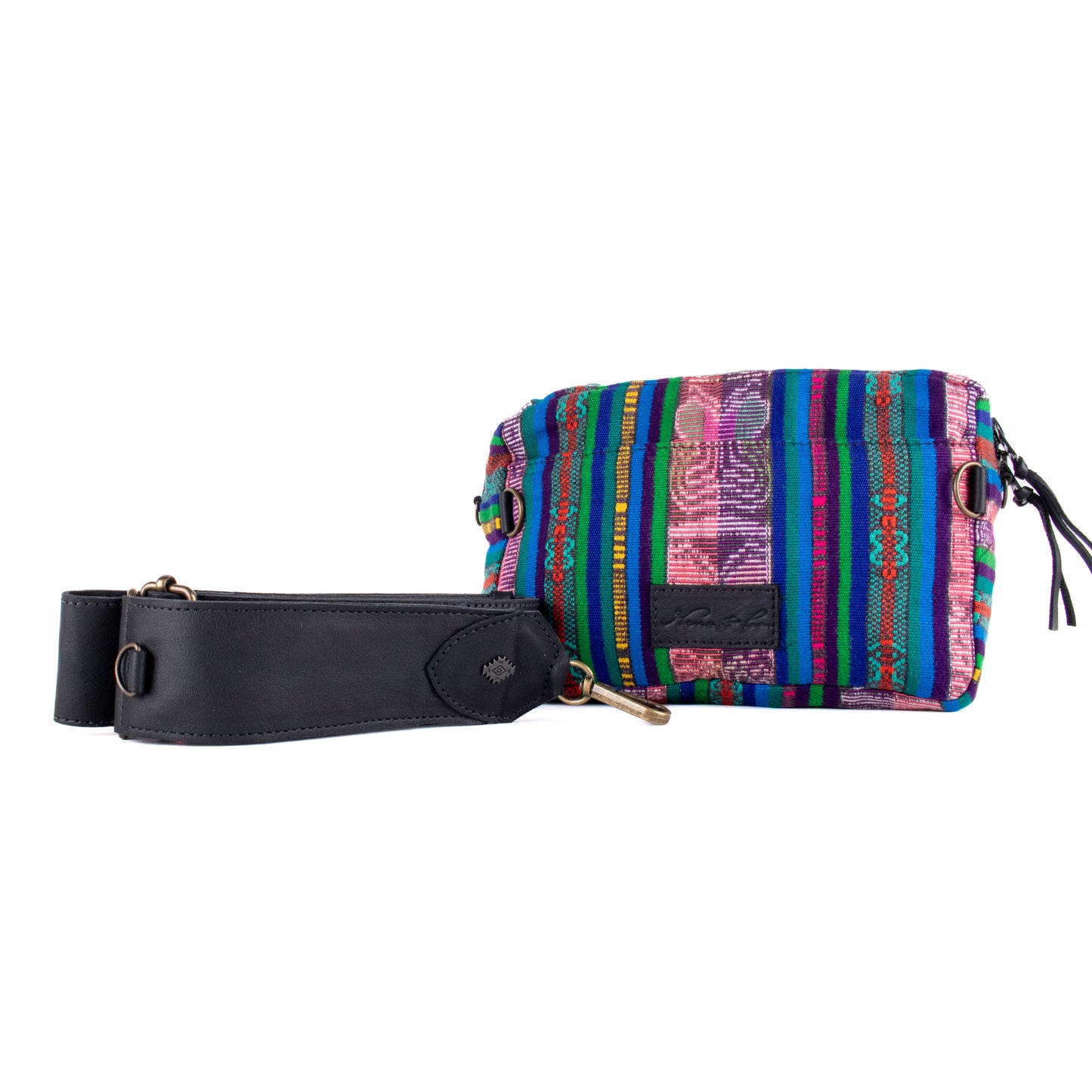 LARGE WANDER CROSSBODY BAG + STRAP SET - CORTE - BLACK - NO. 17969