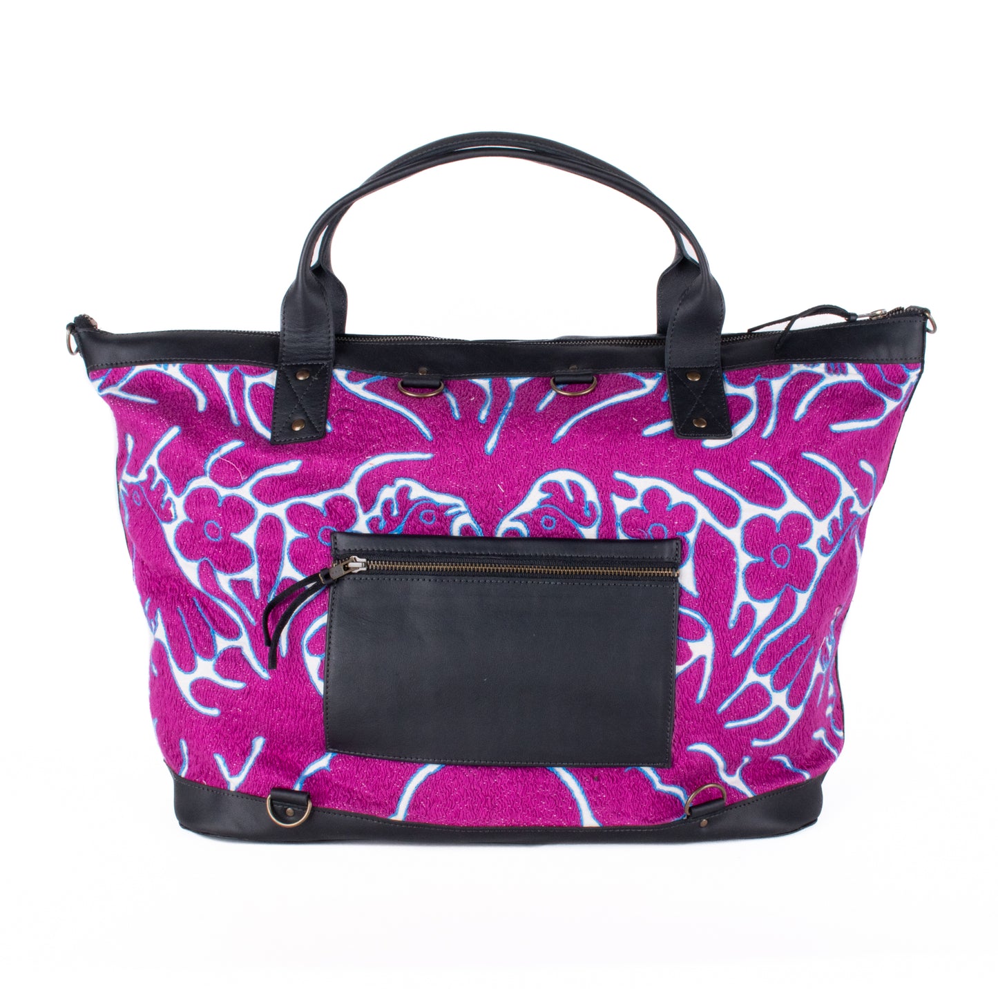 PERFECT WEEKENDER - OTOMÍ TEXTILE - BLACK - NO. 18009