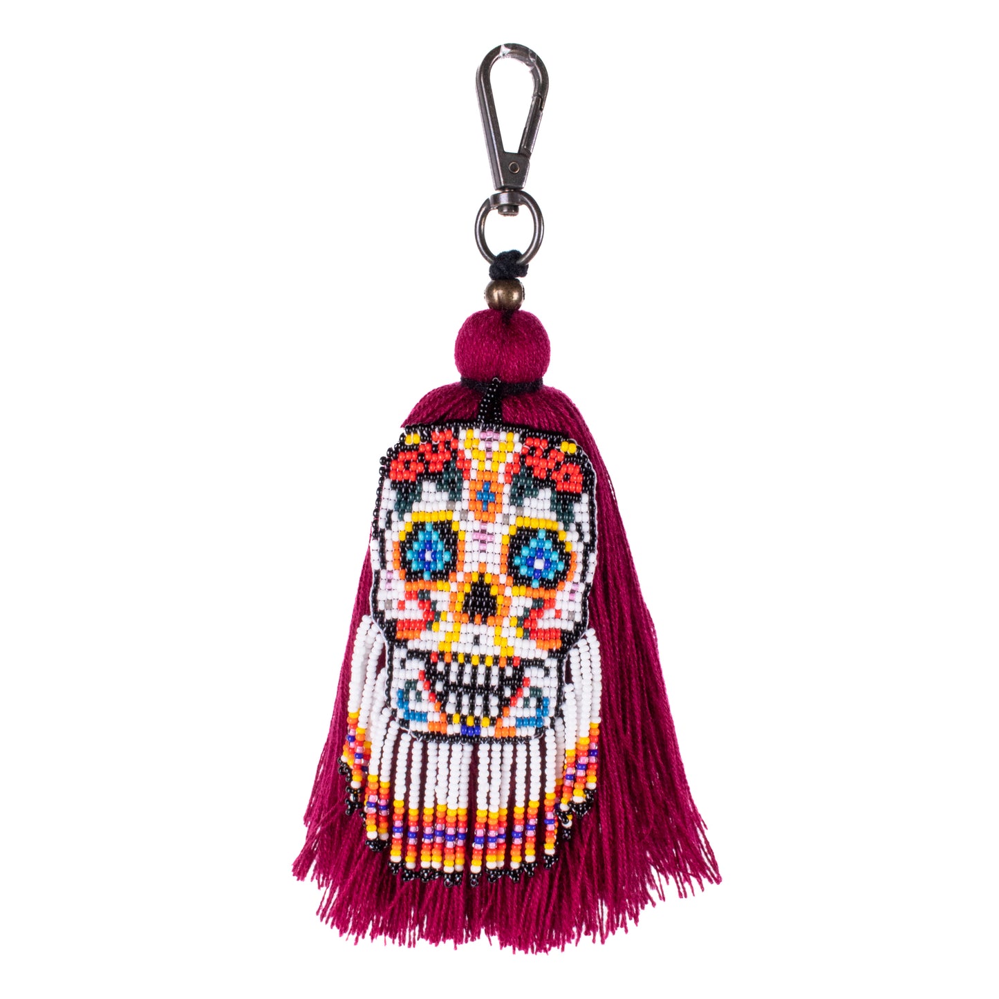 CLASSIC TASSEL - BEADED SKULL