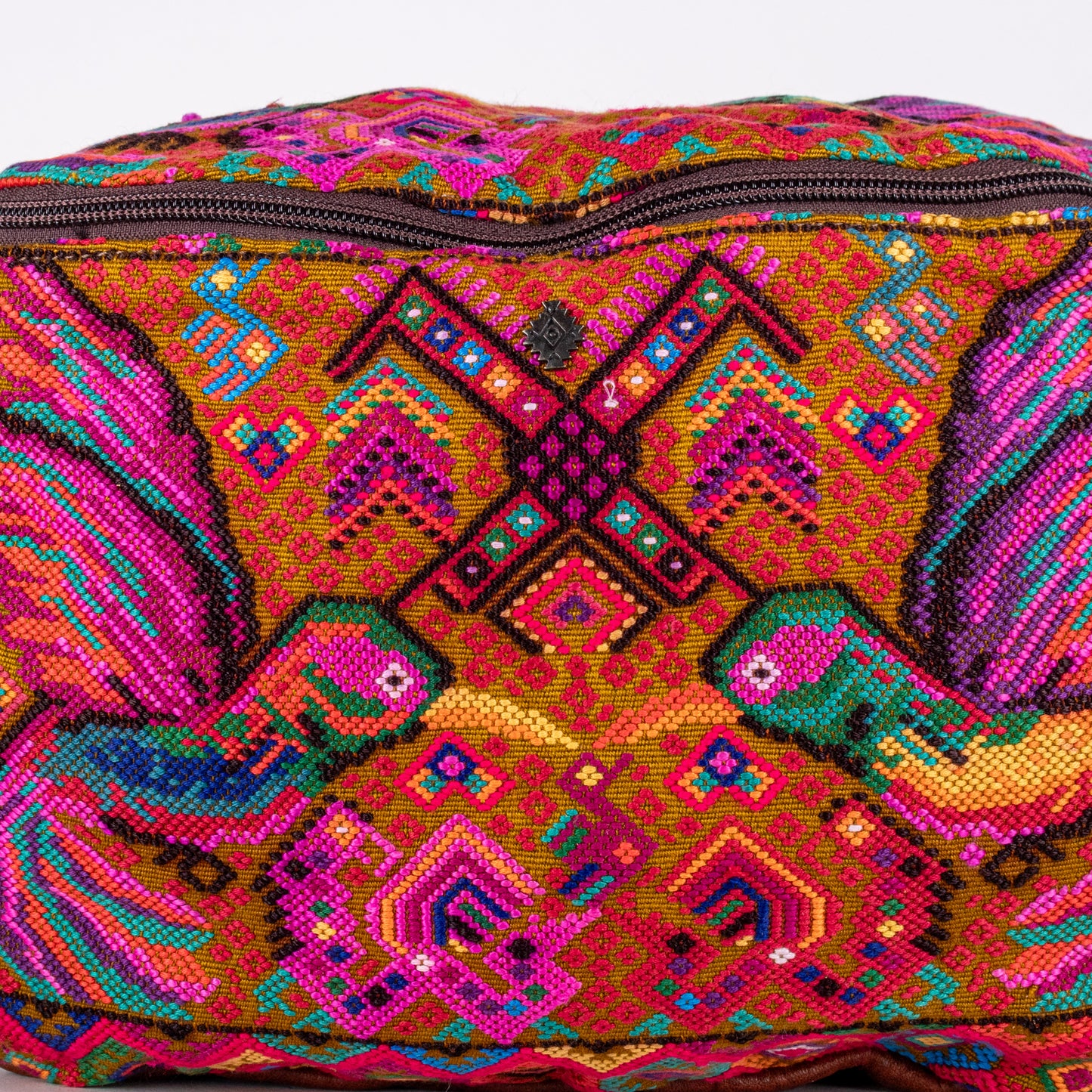 ETHAN BAG - OOAK HUIPIL - HONEY - NO. 18144