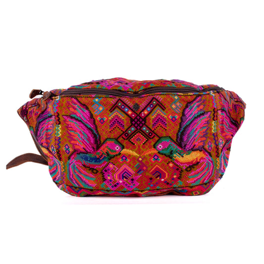 ETHAN BAG - OOAK HUIPIL - HONEY - NO. 18144