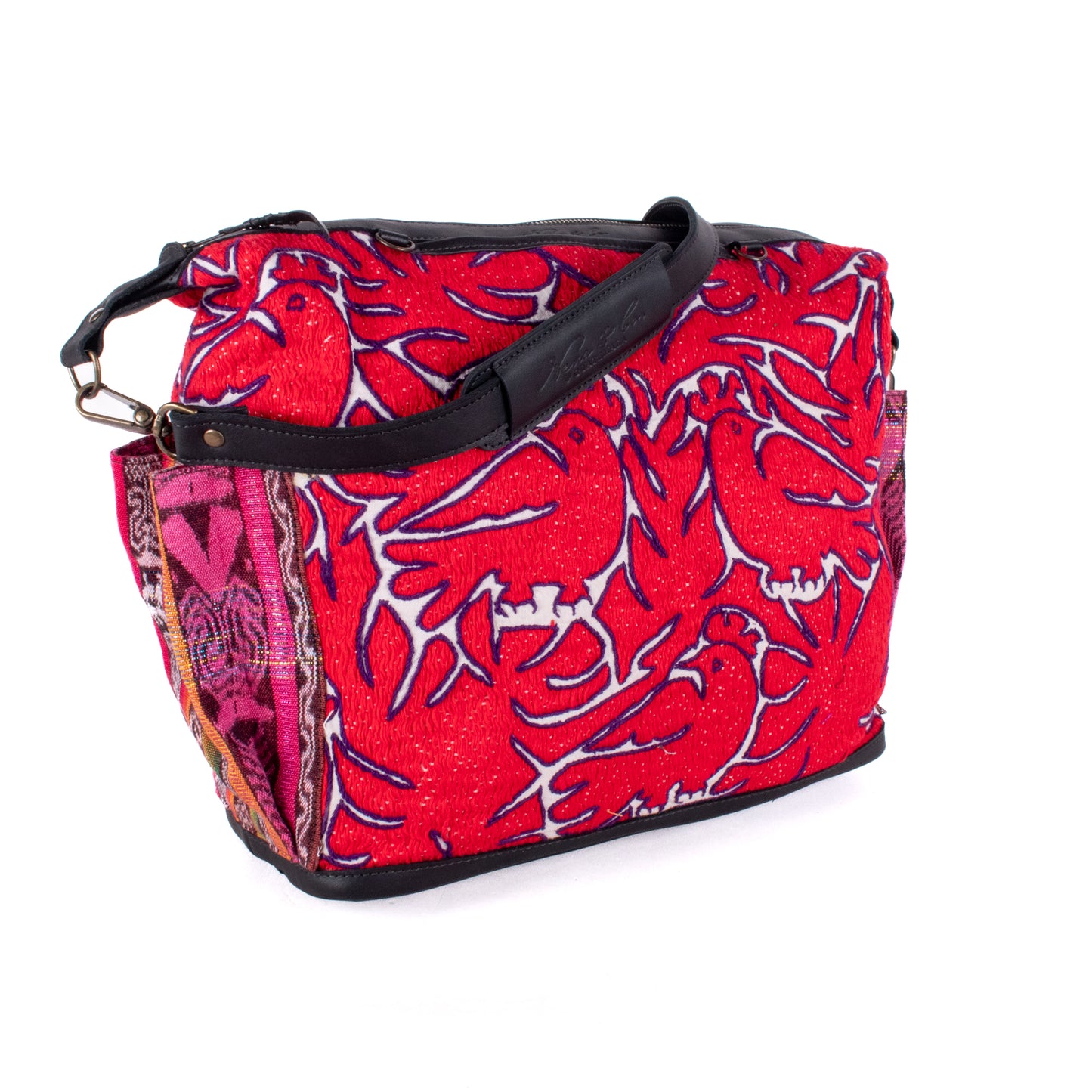 BEATRIZ CDB + DIAMANTE STRAP - OTOMÍ TEXTILE - BLACK - NO. 18194