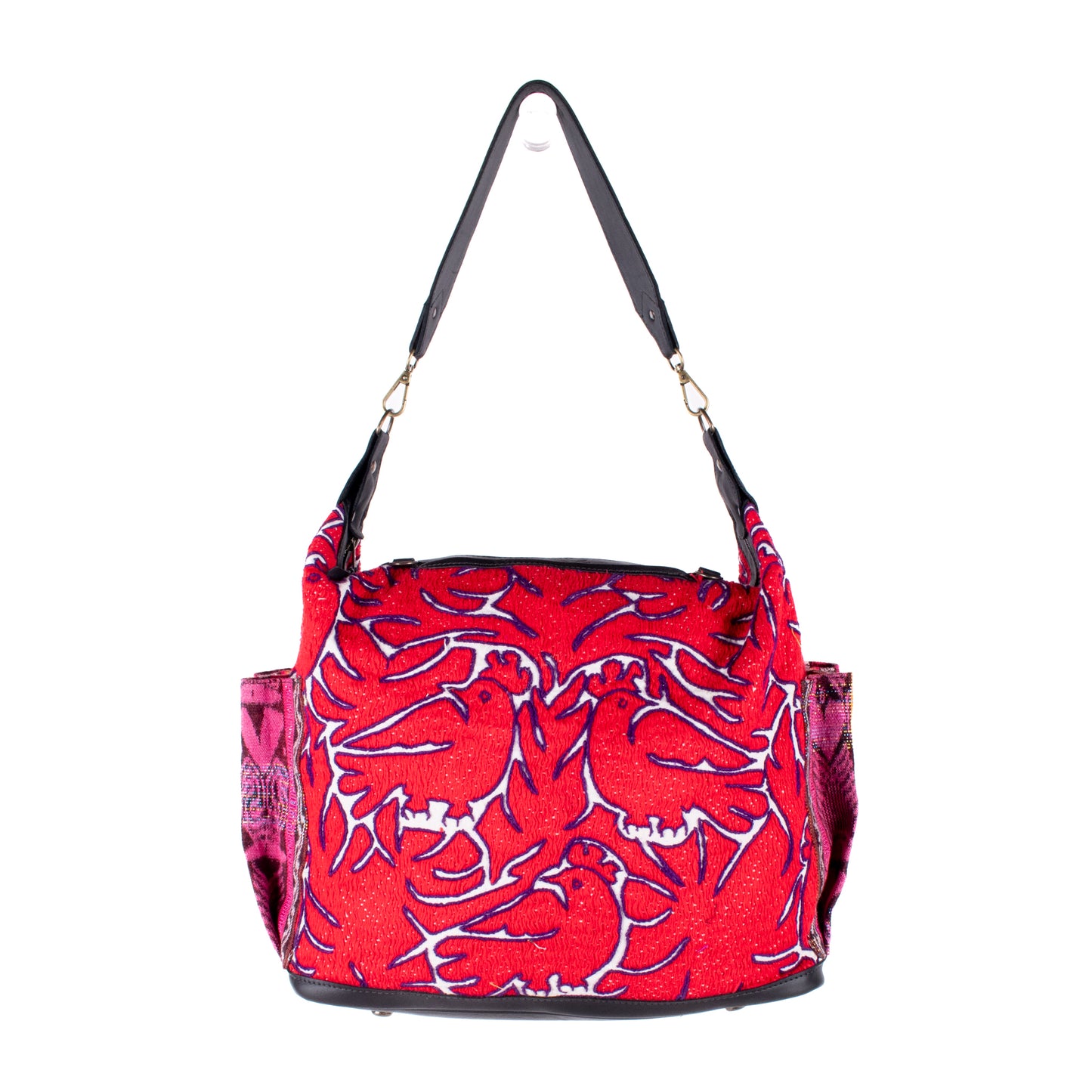 BEATRIZ CDB + DIAMANTE STRAP - OTOMÍ TEXTILE - BLACK - NO. 18194