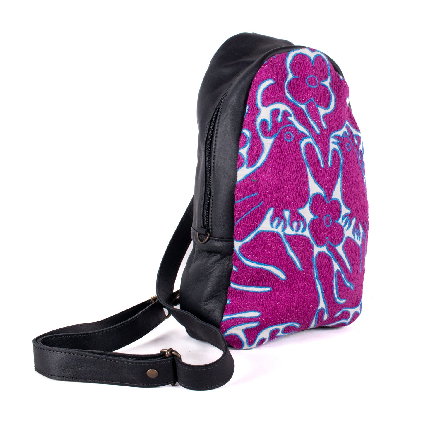 CROSSBODY SLING 2.0 - LARGE - OTOMÍ TEXTILE - BLACK - NO. 18195