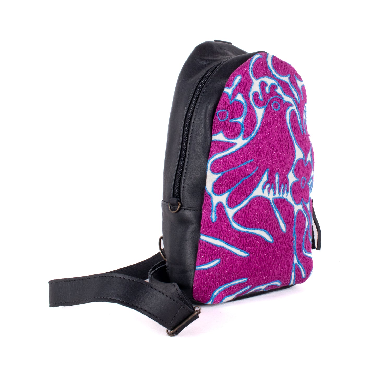 CROSSBODY SLING 2.0 - OTOMÍ TEXTILE - BLACK - NO. 18197