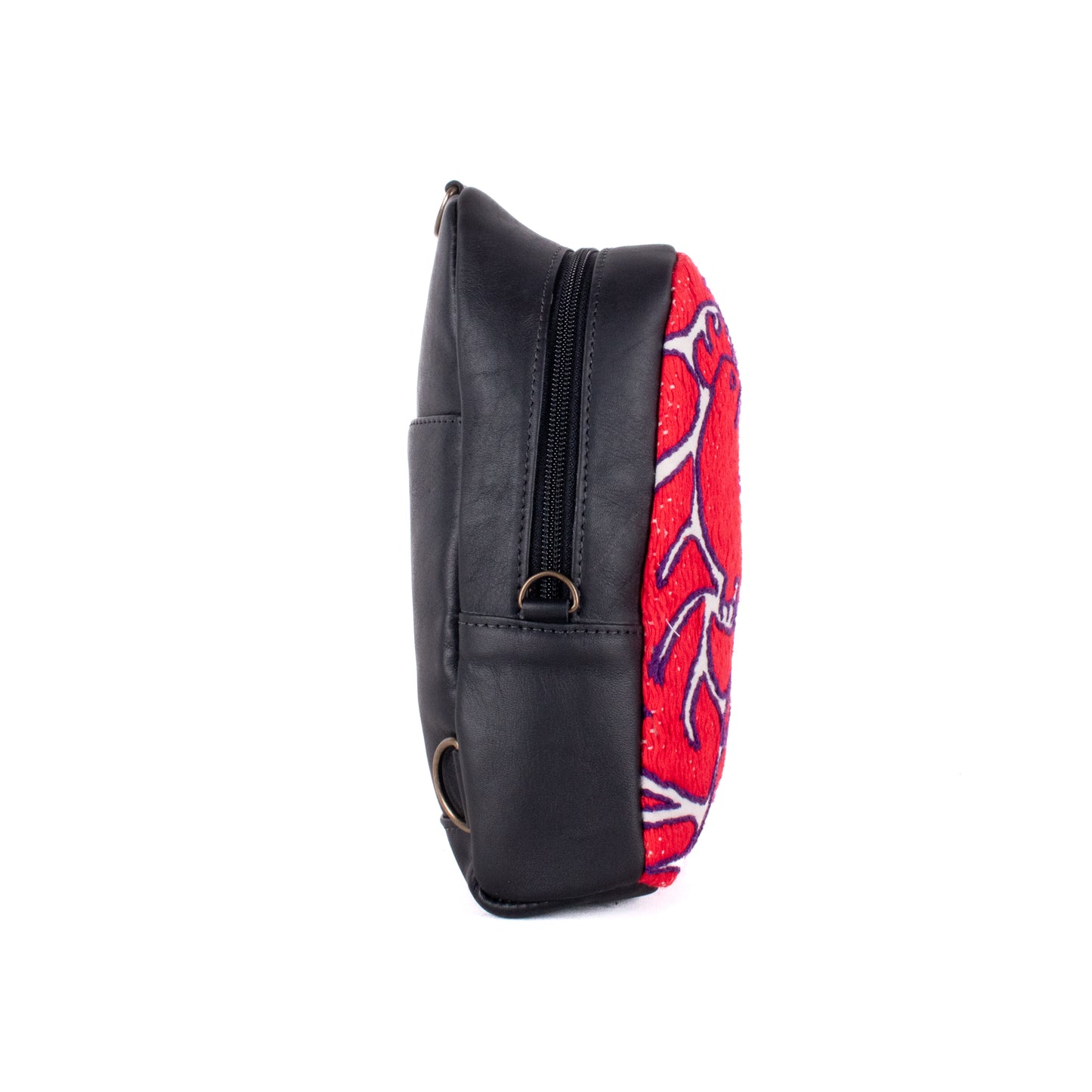 CROSSBODY SLING 2.0 - SMALL - OTOMÍ TEXTILE - BLACK - NO. 18199