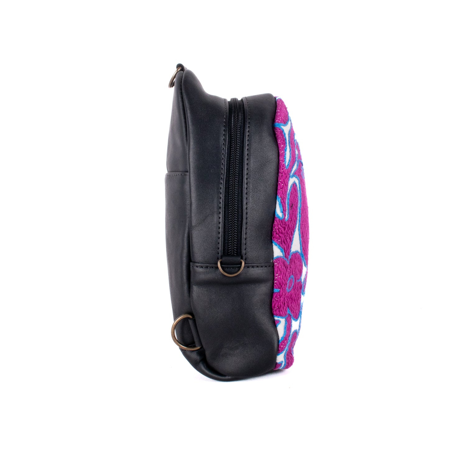 CROSSBODY SLING 2.0 - SMALL - OTOMÍ TEXTILE - BLACK - NO. 18200