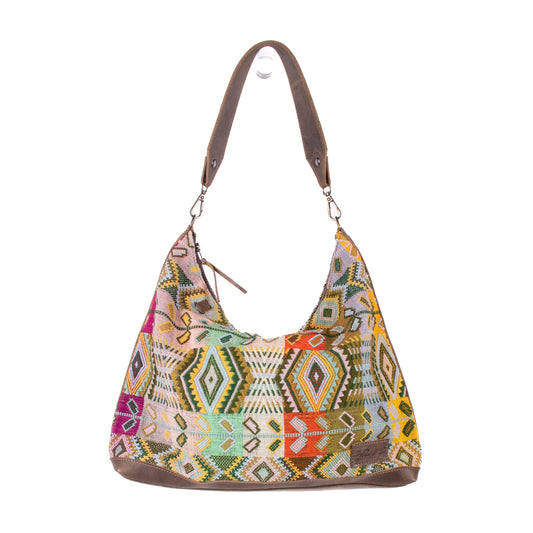 PENELOPE BAG - H&S WHEAT - FOSSIL - NO. 18210