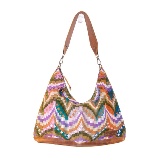 PENELOPE BAG - H&S MOON & STARS - TAWNY - NO. 18212