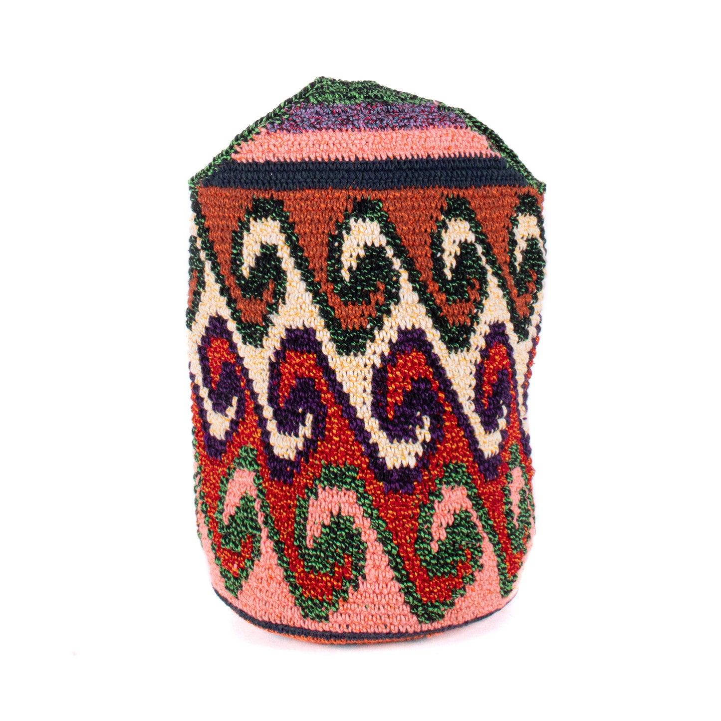 CROCHETED SHOULDER BAG - NO. 18216