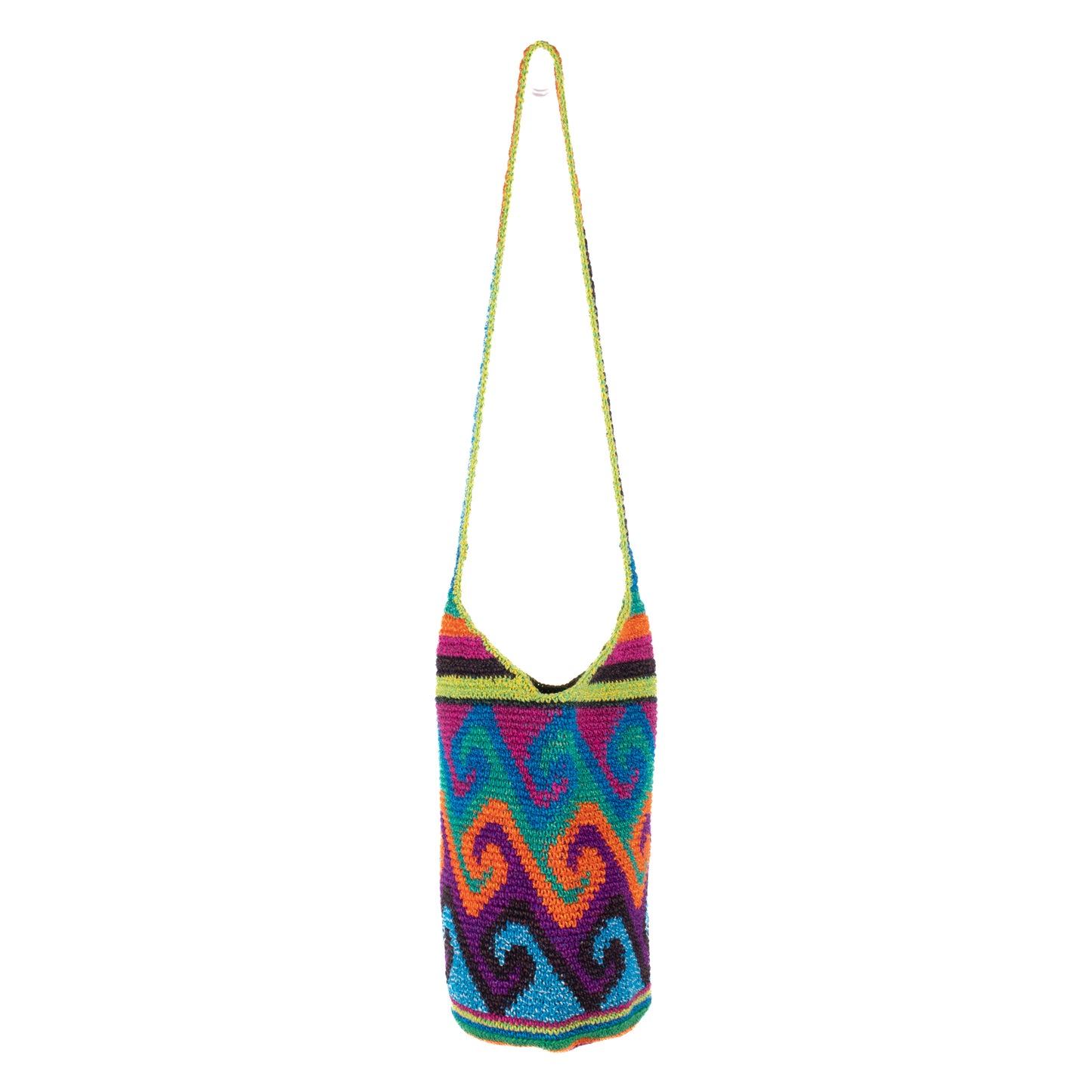 CROCHETED SHOULDER BAG - NO. 18221