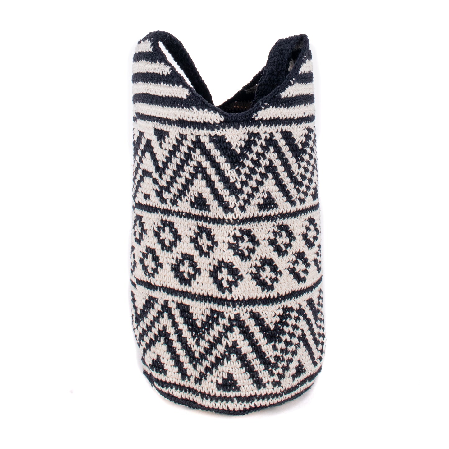 CROCHETED SHOULDER BAG - NO. 18222