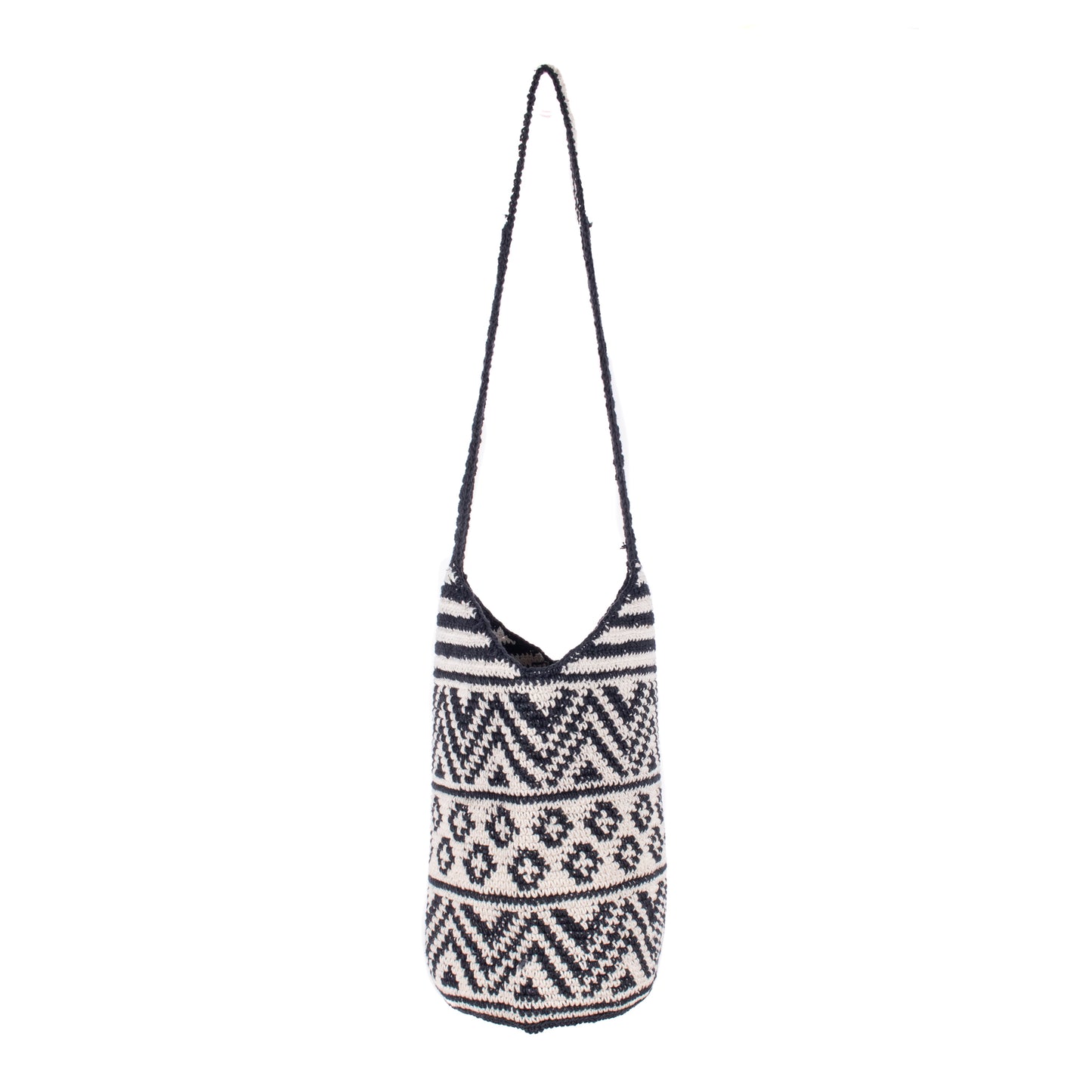 CROCHETED SHOULDER BAG - NO. 18222