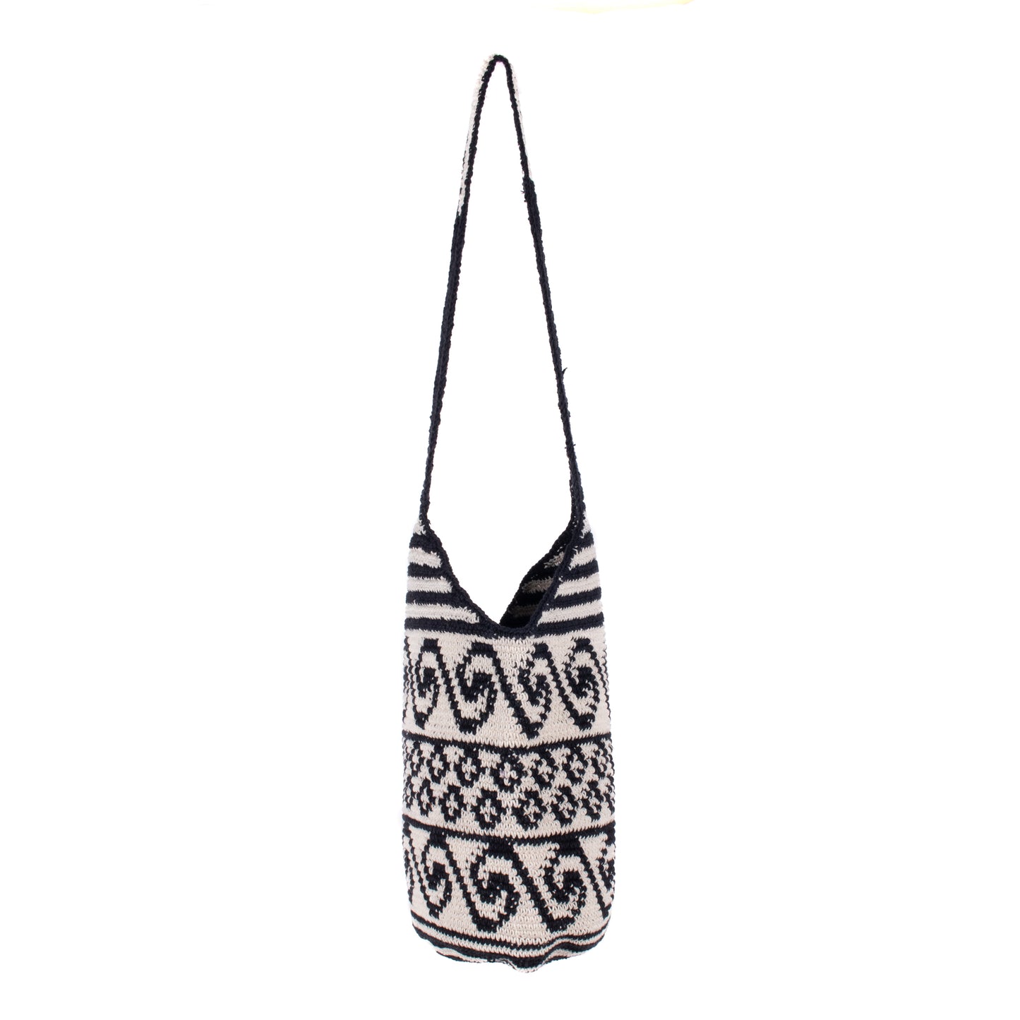 CROCHETED SHOULDER BAG - NO. 18228