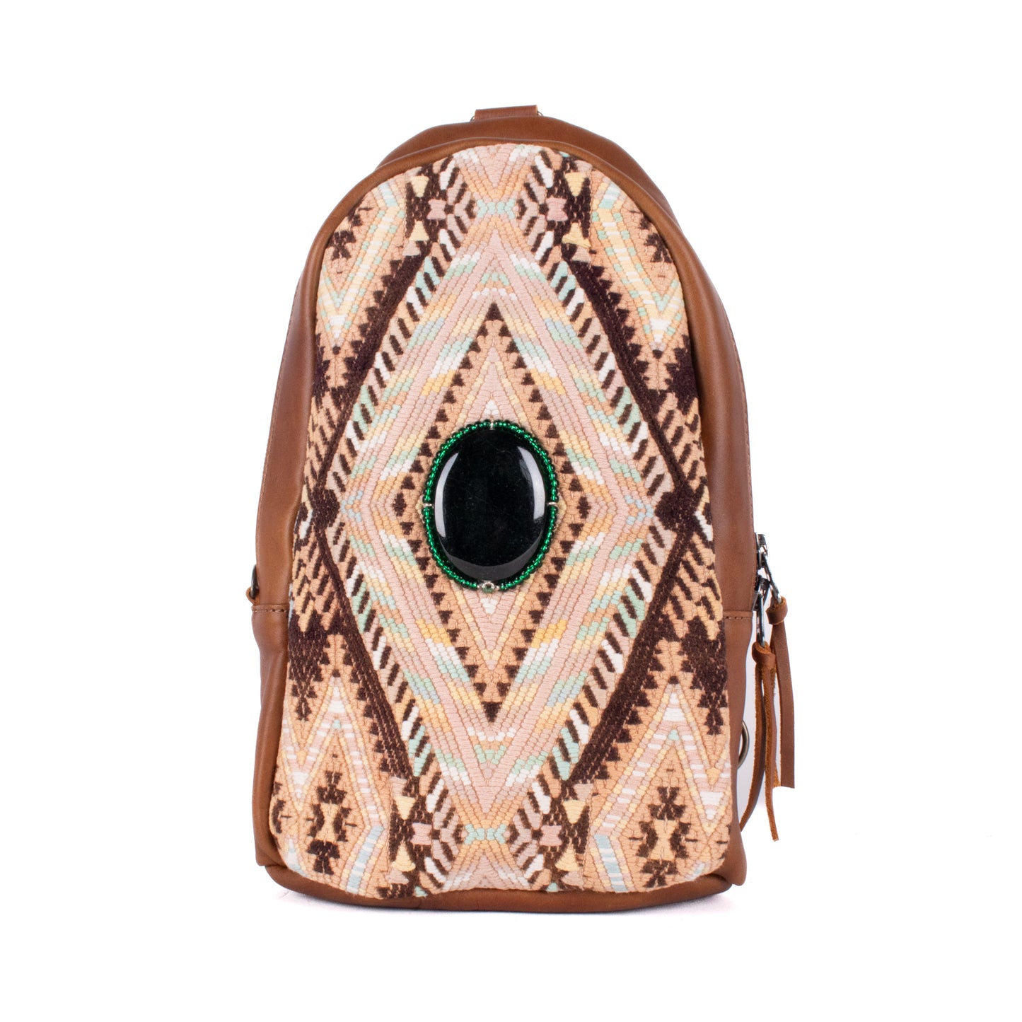 CROSSBODY SLING 2.0 - JADE - OOAK - CAFE - NO. 18231