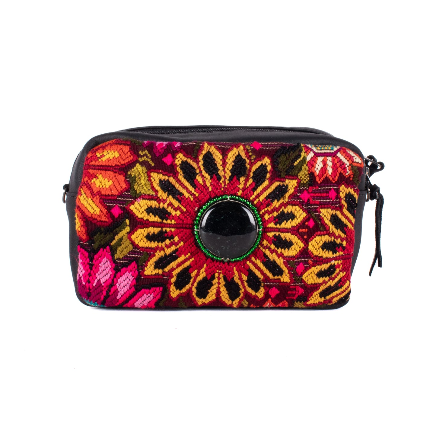 LARGE WANDER SET - JADE - OOAK HUIPIL - BLACK - NO. 18237