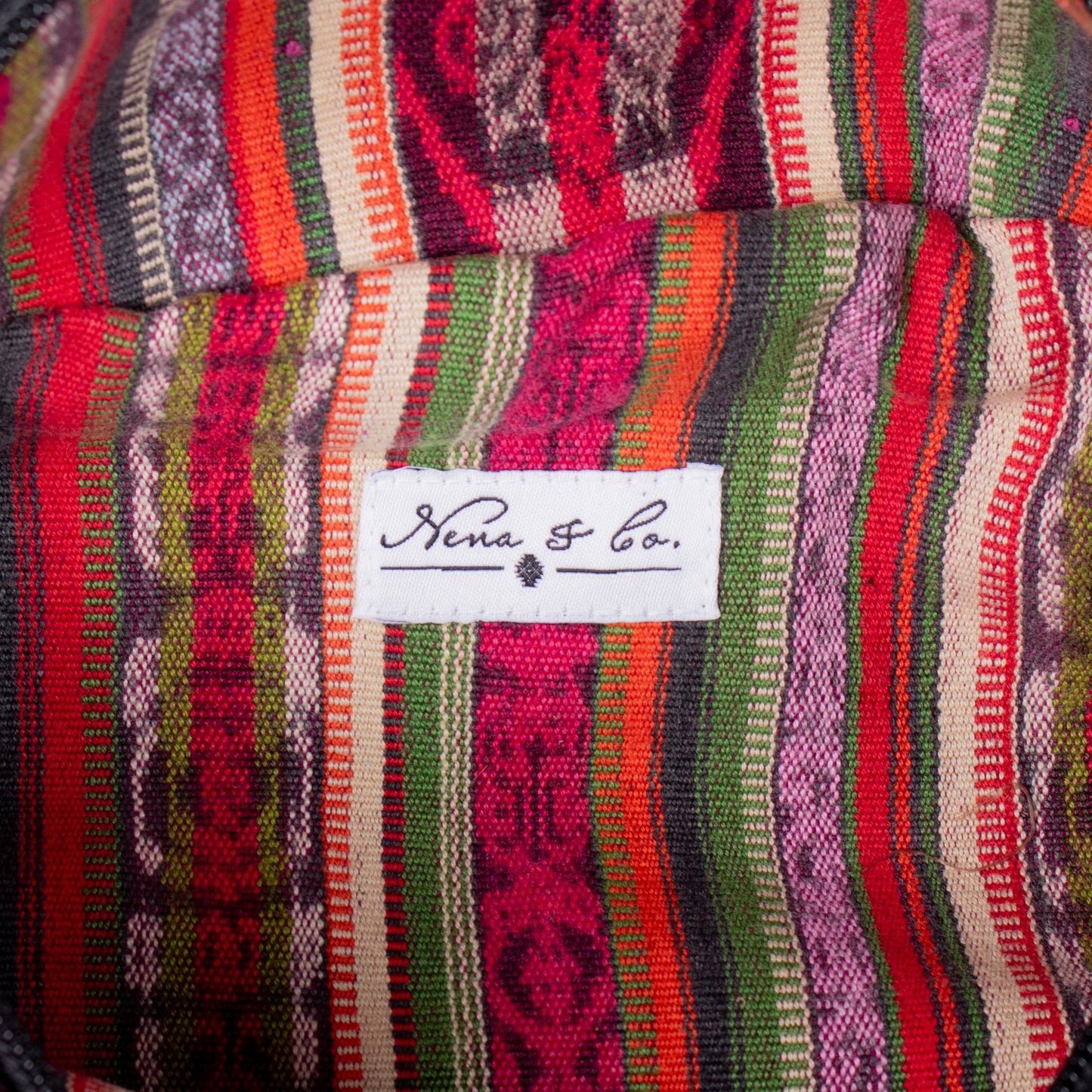 EL DON MANNY PACK WITH JADE - OOAK HUIPIL - BLACK - NO. 18239