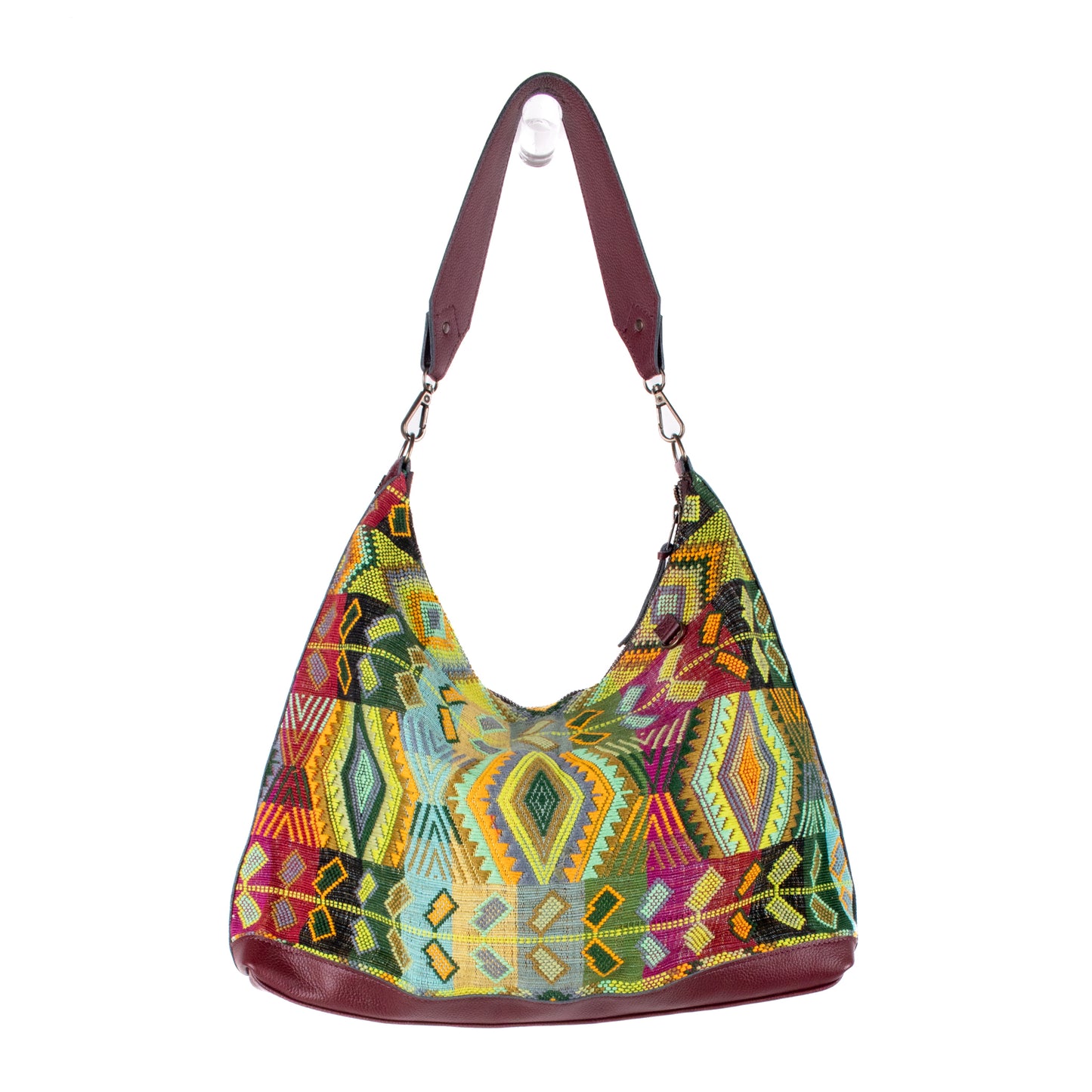 PENELOPE BAG - H&S WHEAT - AMARANTH - NO. 18369