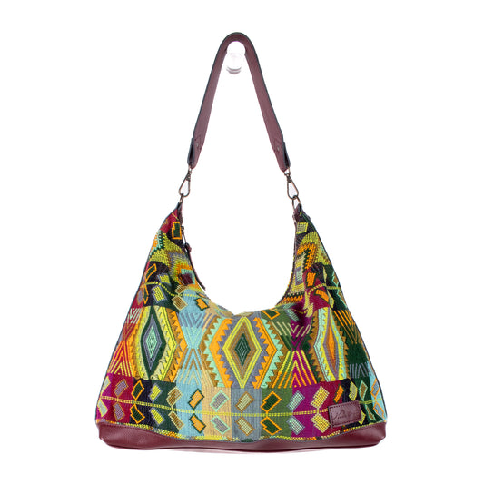 PENELOPE BAG - H&S WHEAT - AMARANTH - NO. 18369