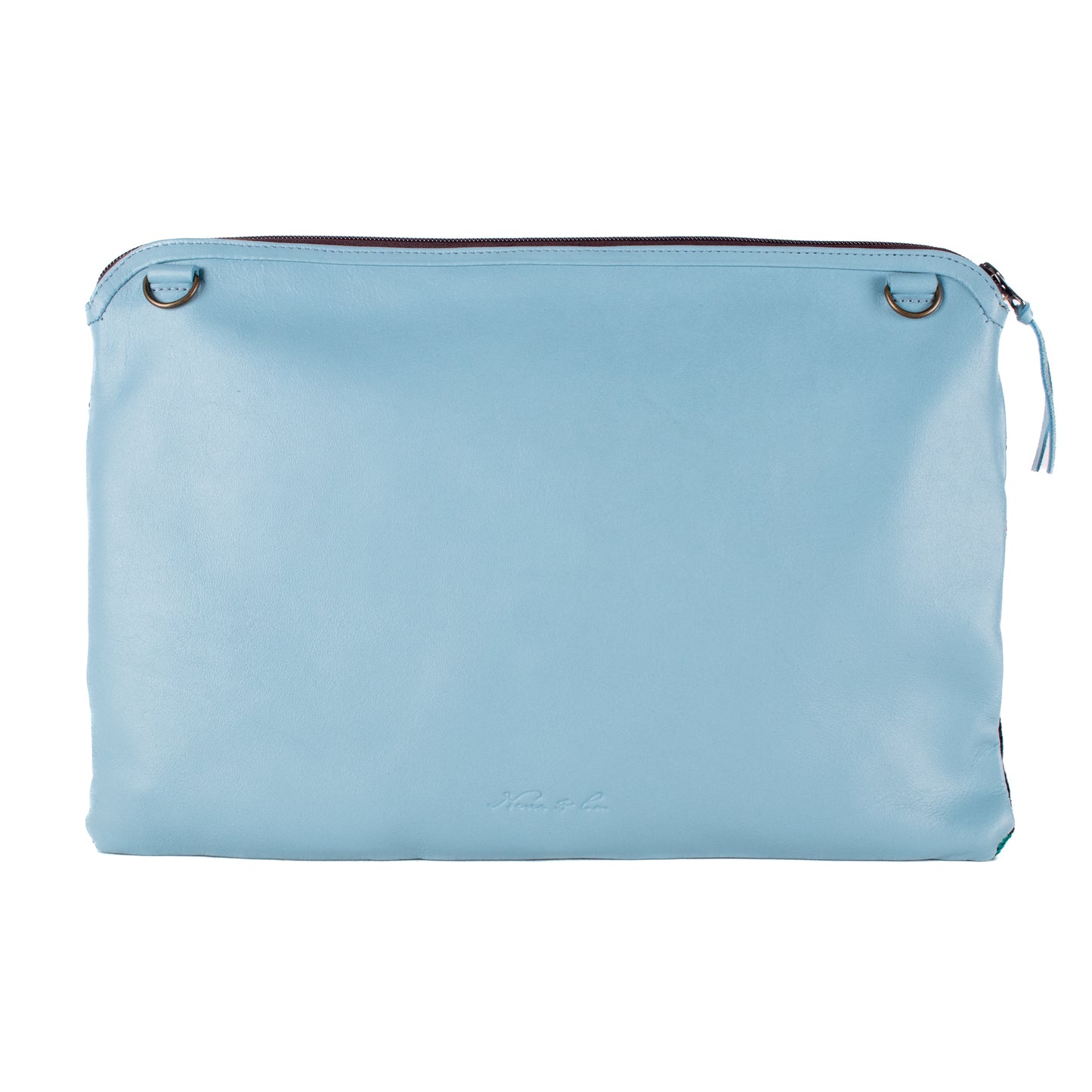 LAPTOP CASE 16" - OOAK HUIPIL - SKY BLUE - NO. 18427