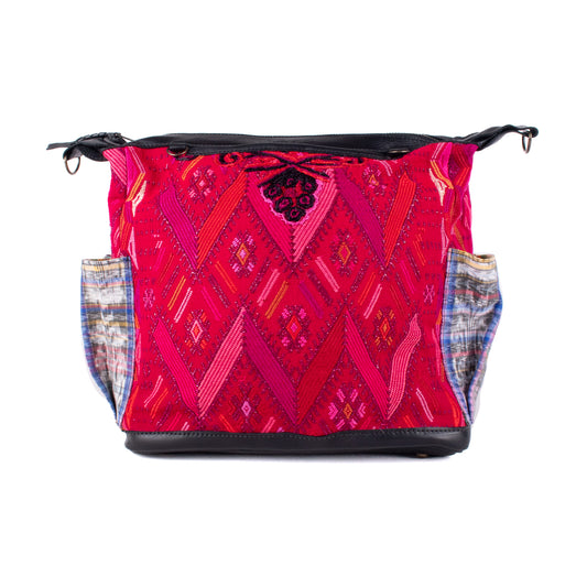 BEATRIZ MCDB + DIAMANTE STRAP - OOAK HUIPIL - BLACK - NO.18465