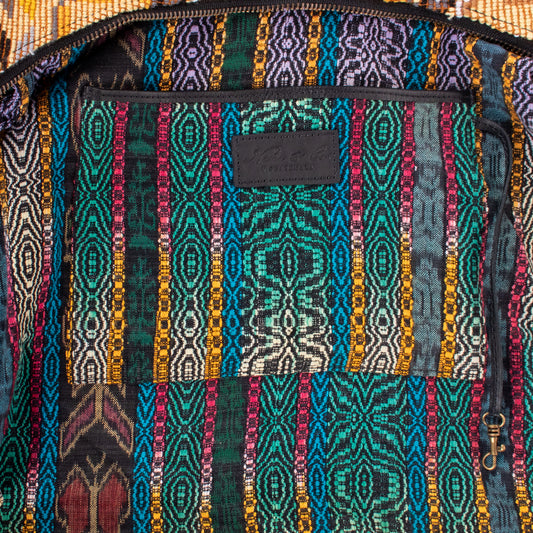 PENELOPE BAG - OOAK HUIPIL - BLACK - NO. 18656