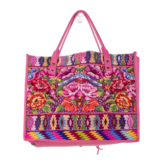 PERFECT TRAVEL TOTE - OOAK HUIPIL - JAZZY - NO. 18706