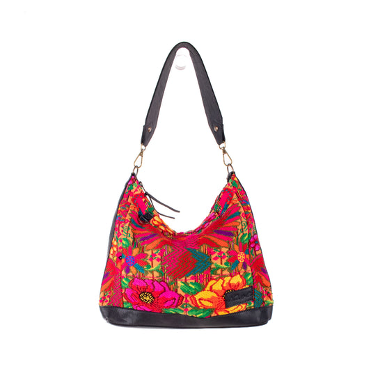 SMALL PENELOPE BAG - OOAK HUIPIL - BLACK - NO. 18766