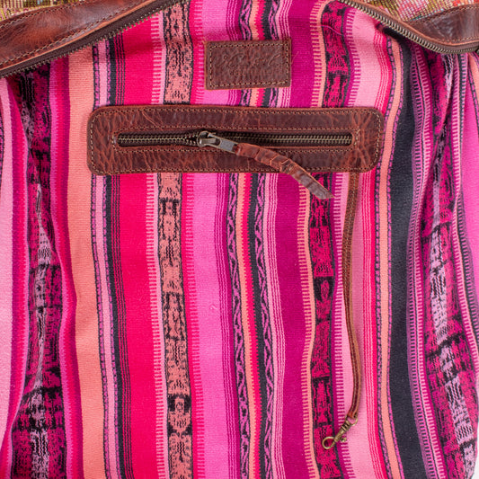 BEATRIZ CDB + DIAMANTE STRAP - OOAK HUIPIL - COPPER - NO. 18901