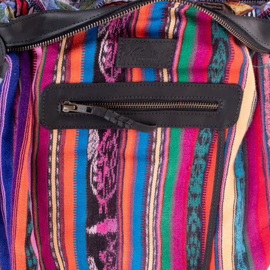 BEATRIZ MCDB + DIAMANTE STRAP - OOAK HUIPIL - BLACK - 18912