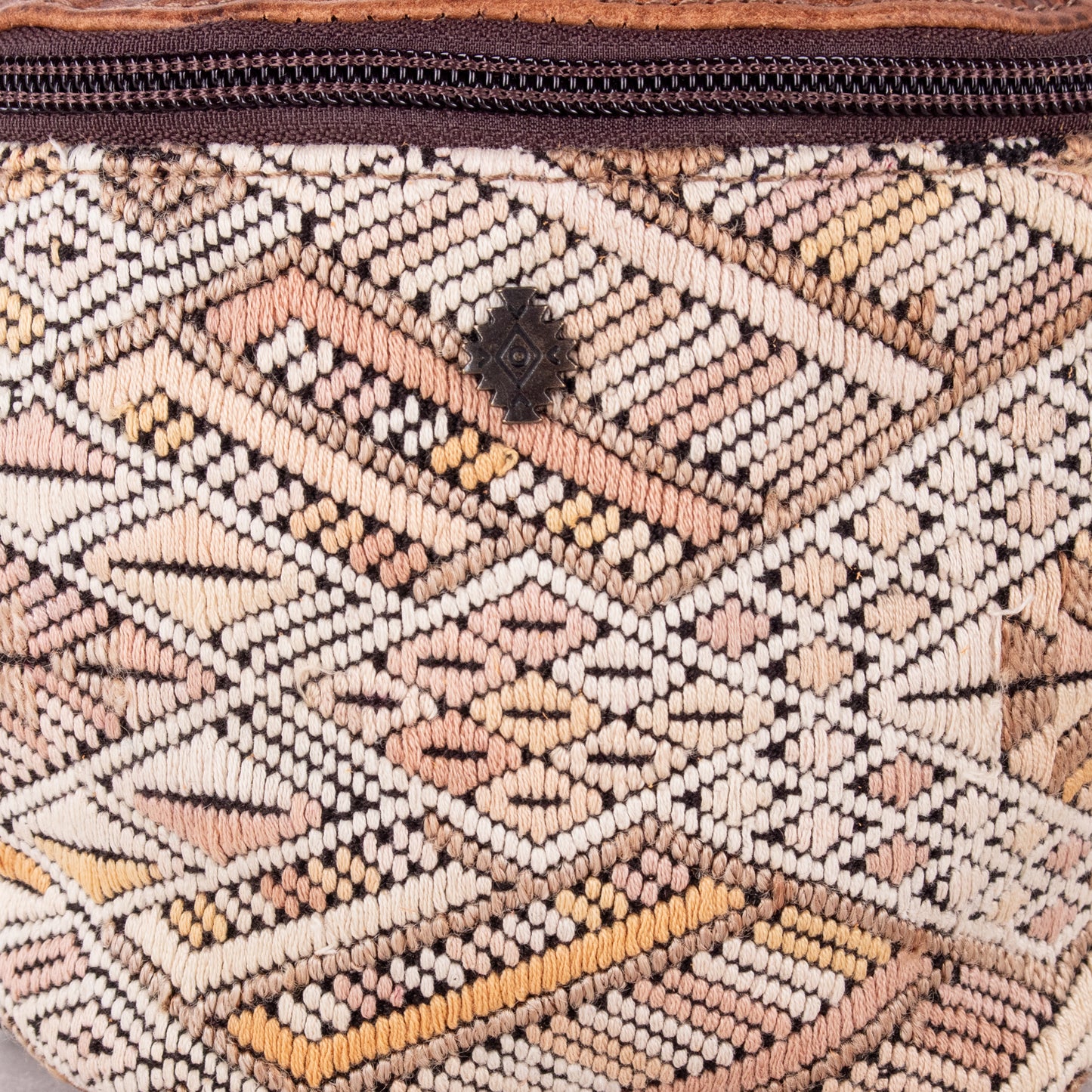 FANCY POUCH - OOAK HUIPIL - HONEY - NO. 18982