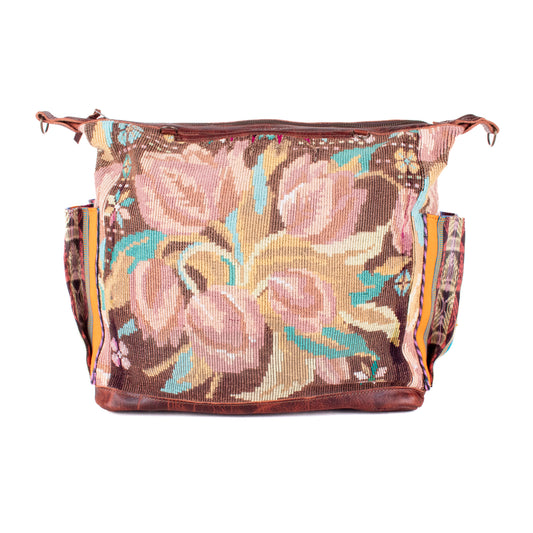 BEATRIZ CDB + DIAMANTE STRAP - OOAK HUIPIL - COPPER - NO. 19292