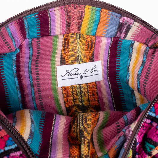 WANDER CROSSBODY SET - OOAK HUIPIL - COPPER - NO. 19332