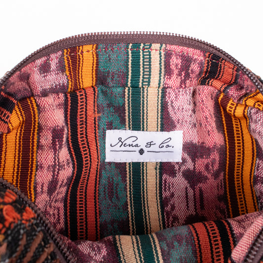 WANDER CROSSBODY SET - OOAK HUIPIL - COPPER - NO. 19333