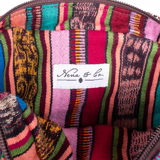 WANDER CROSSBODY SET - OOAK HUIPIL - COPPER - NO. 19338