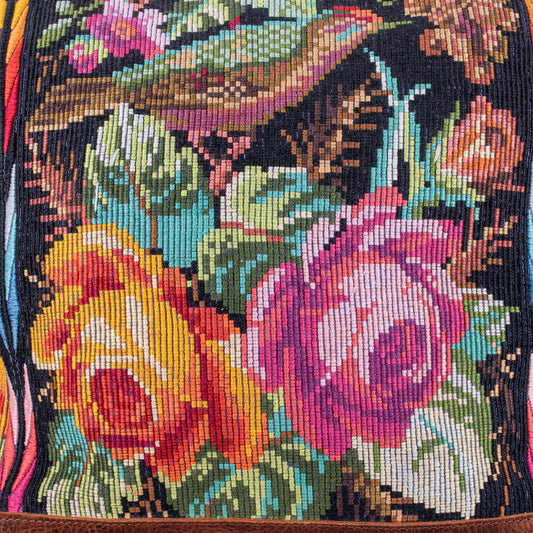 BEATRIZ CDB + DIAMANTE STRAP - OOAK HUIPIL - HONEY - NO. 19362